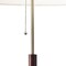 Homeroots Walnut Wood & Metal Floor Lamp19 x 10 x 65.5 in. 372571 - alternate 9